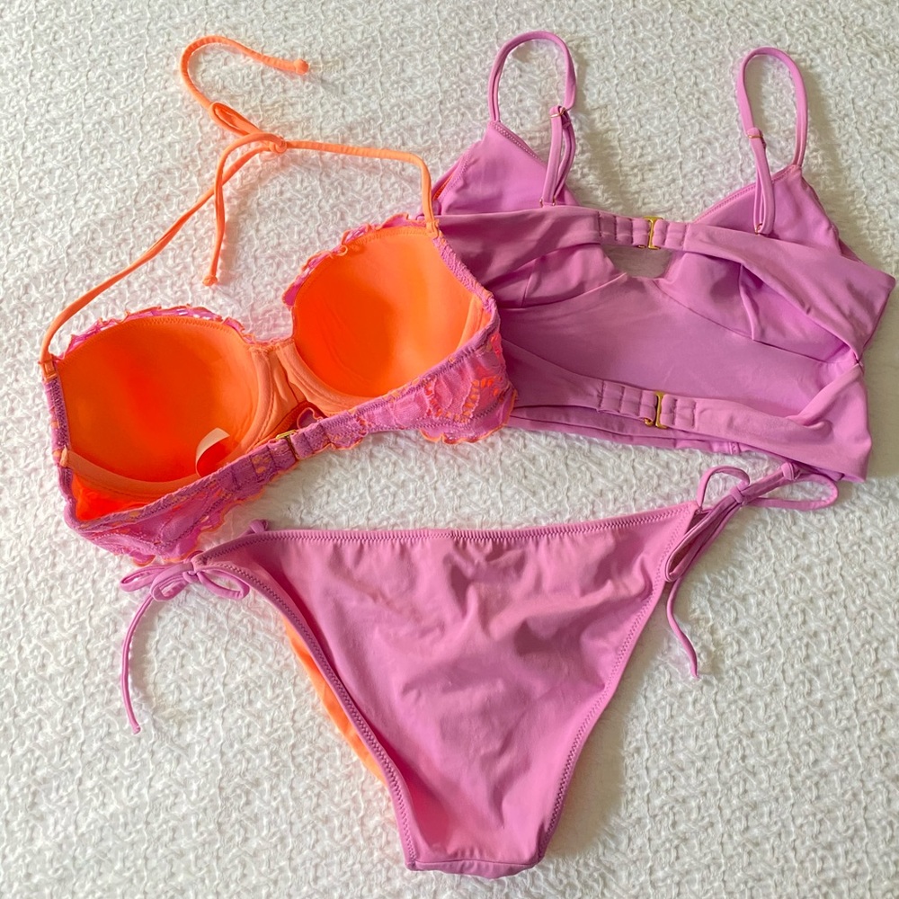 BUNDLE! Victoria’s Secret Bikini Tops and Bottoms - Picture 2 of 5